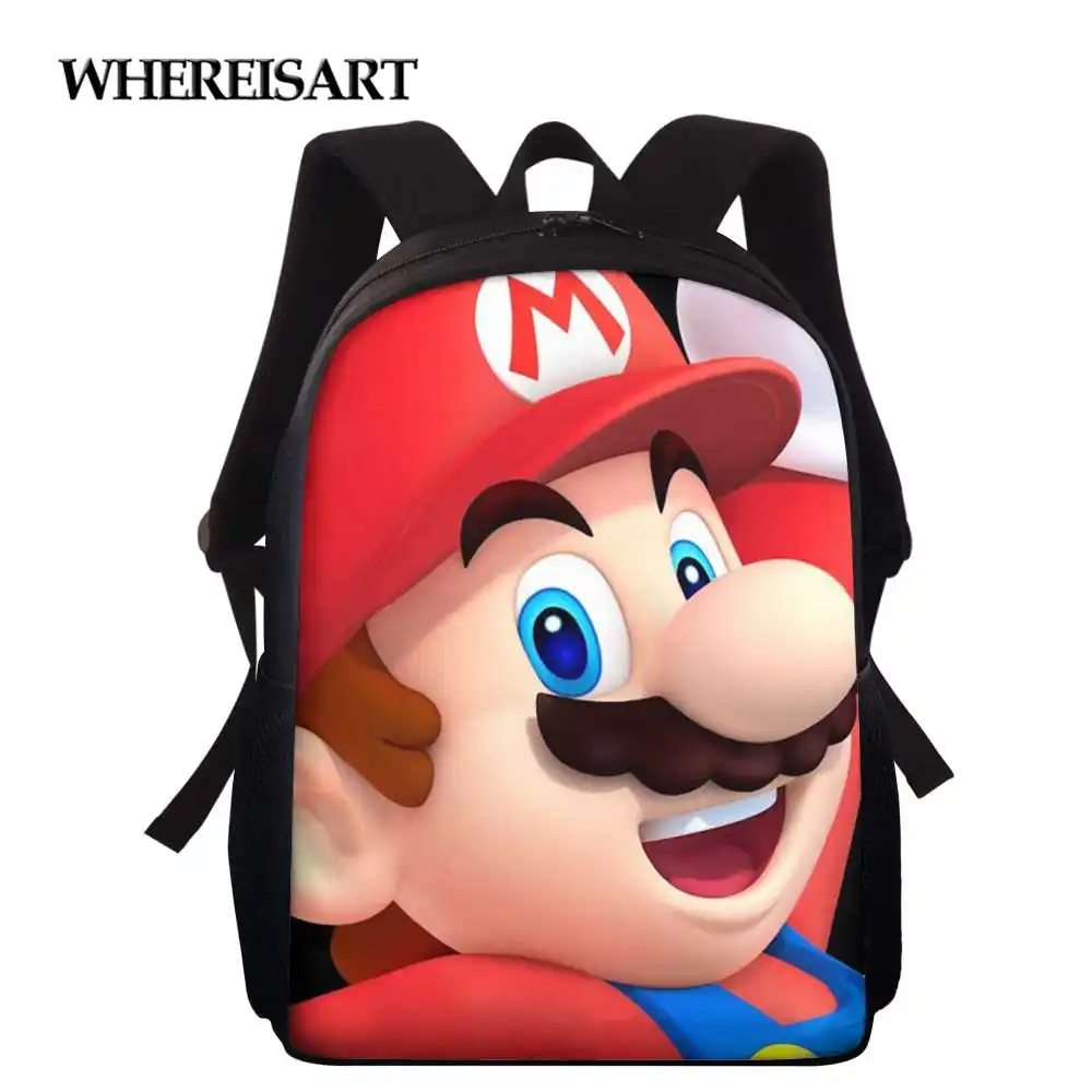 super mario book bags