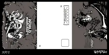 

Pocket Large Size Hand-Painted Postcard Comics Collection Art Lenticular Recycled Recordable 120*165mm2pcs