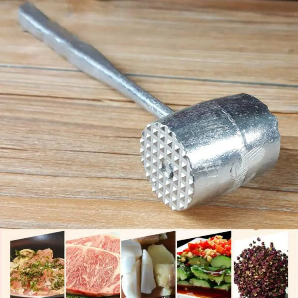 Двухсторонний молоток для удаления мяса из нержавеющей стали свинины на стейке