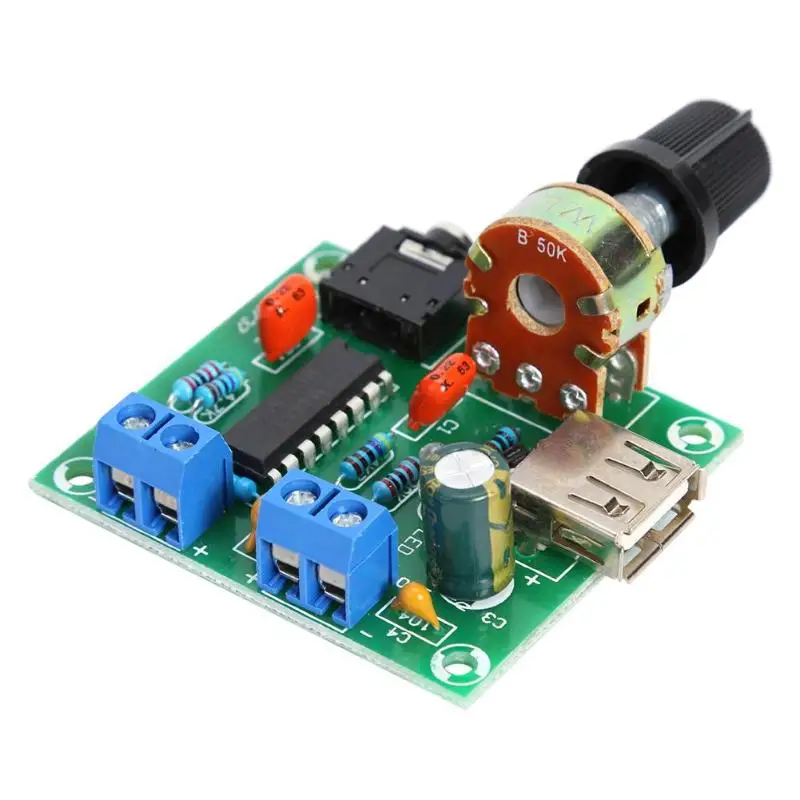 

CM/PM/SJ2038 Dual Channel 5Wx2 Power Amplifier Board USB Power Supply DC 2-6V Module