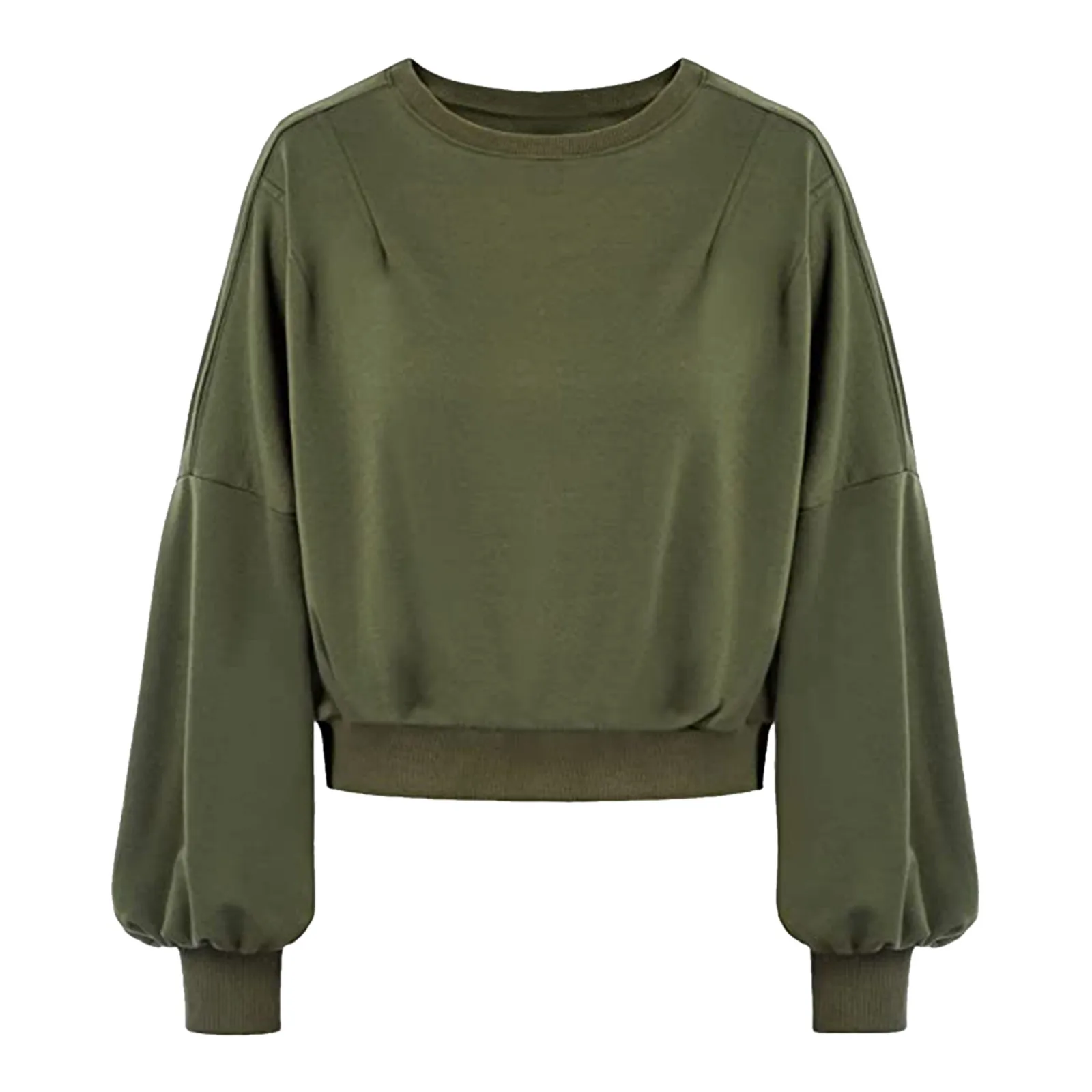 Women Solid Hoodies Plus Size Long Sleeve O-neck Pullover Top Autumn Casual Loose Sweatshirts Flame Female Clothes Sudadera 2