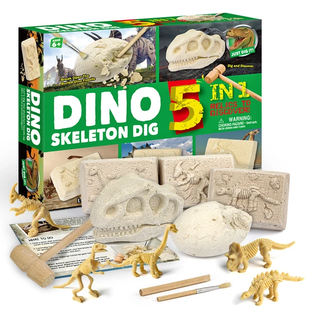 Baby Kids Gemstone Kit Archaeological Excavation Kit Science Toys For Boys Girls Children Dig Stone Gem 8 IN 1 DIY Creative Gift D3136