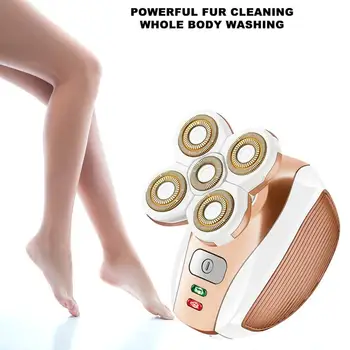 

Female Body Tools Five-Head Shaver Remove Body Hair Lady Electric Charging Epilator Lady Plucking Device