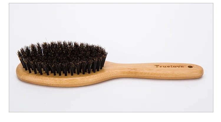 Original bamboo Truelove Расческа для домашних животных, большая собака, волосы щетины, щетка, красота, расческа для кошек, собак, шерсть, бамбук, мягкая щетка для домашних животных, уход за изделием - Цвет: Original bamboo