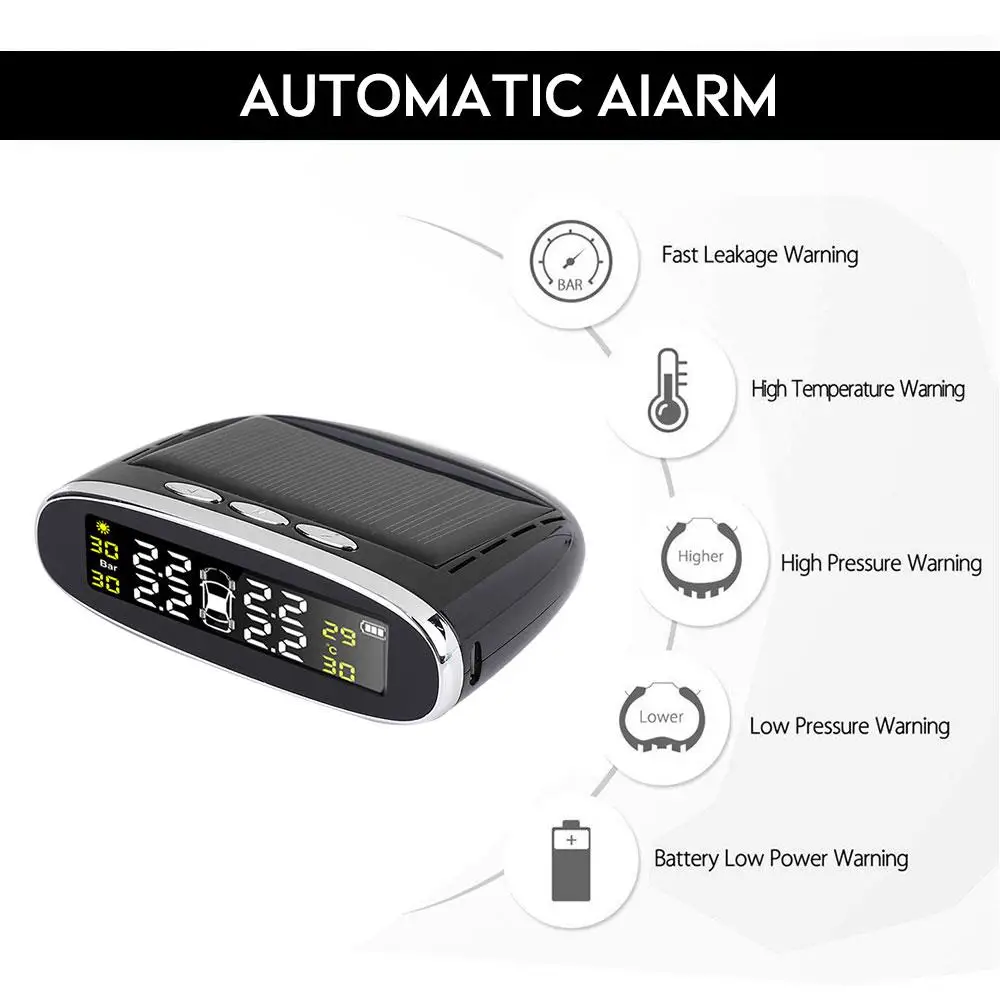Сигнализация давления в шинах TPMS 4 шт. датчик давления в шинах автомобиля Мониторинг давления в шинах новая система контроля давления в шинах на лобовое стекло