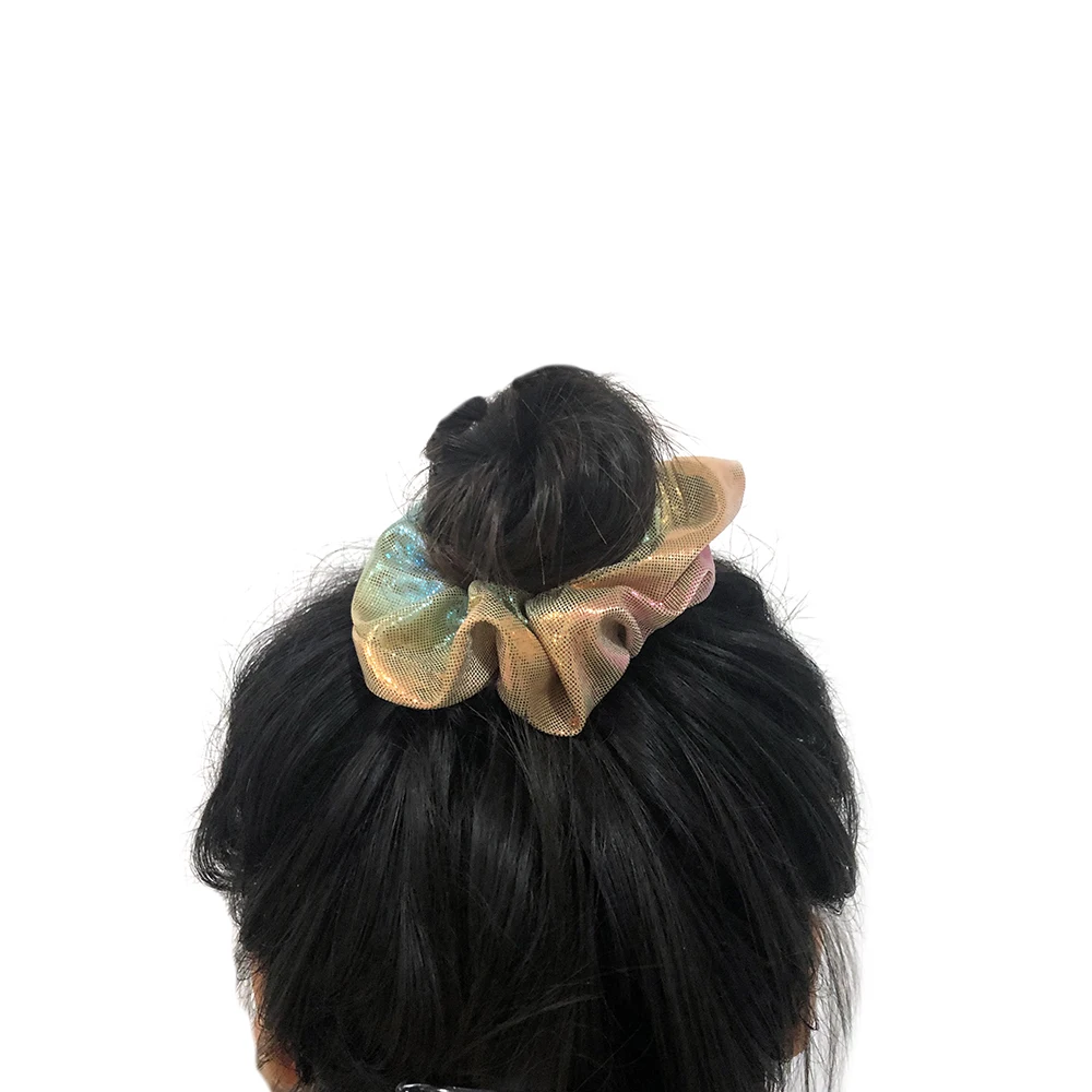 Новая(16 шт./компл.) Радуга Scrunchies головной канат резинки для волос прическа повязки для детей девочек Для женщин аксессуары для волос, 1Yc9014
