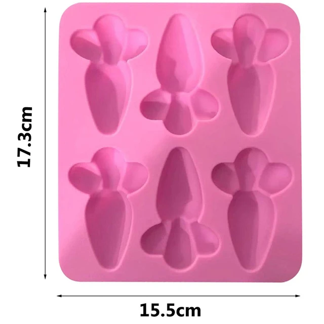 Húsvéti Sárgarépa Szilikon Penész Desszert Csokoládé Fondant Formák De Silicona Torta Díszítő Szerszámok Cupcake Topper Konyha - Image 5