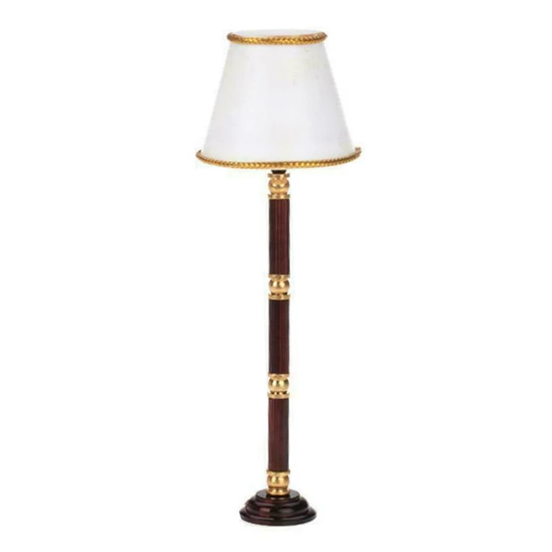 

BEST1:12 Dollhouse Miniature LED Light Floor Lamp