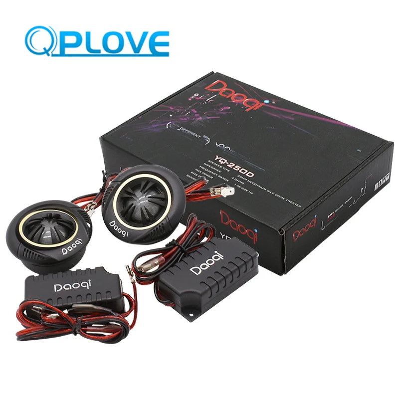 

QPLOVE 100W High-Pitched Car Speaker Tweeter Silk Web 91DB 1.5Hz-22KHz Multi Forms Soft Thorough Unversal Car Refit Speaker
