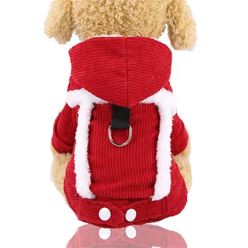 

Pet Clothes Winter Style Pet Jacket plus Velvet Corduroy Dog Cotton-padded Clothes Pet Dog Cat Warm Coat Jacket Puppy Cloting