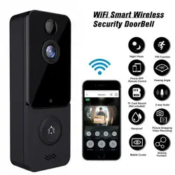 Nova casa wi fi visão campainha inteligente sem fio à prova dremote água remoto reino unido da ue eua plug inteligente campainha da porta chime