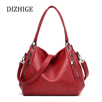 

Winter Women Leather Handbags Designer Hobos Bag Red Classic Big Crossbody Bags for Women Shoulder Bag Tote Bag Sac A Main Femme