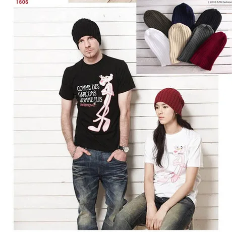 

2018 Foreign Trade New Style Korean-style Fashion Winter Beanie from Celebrity Style Knitted Hat Men Wool Hat Wholesale