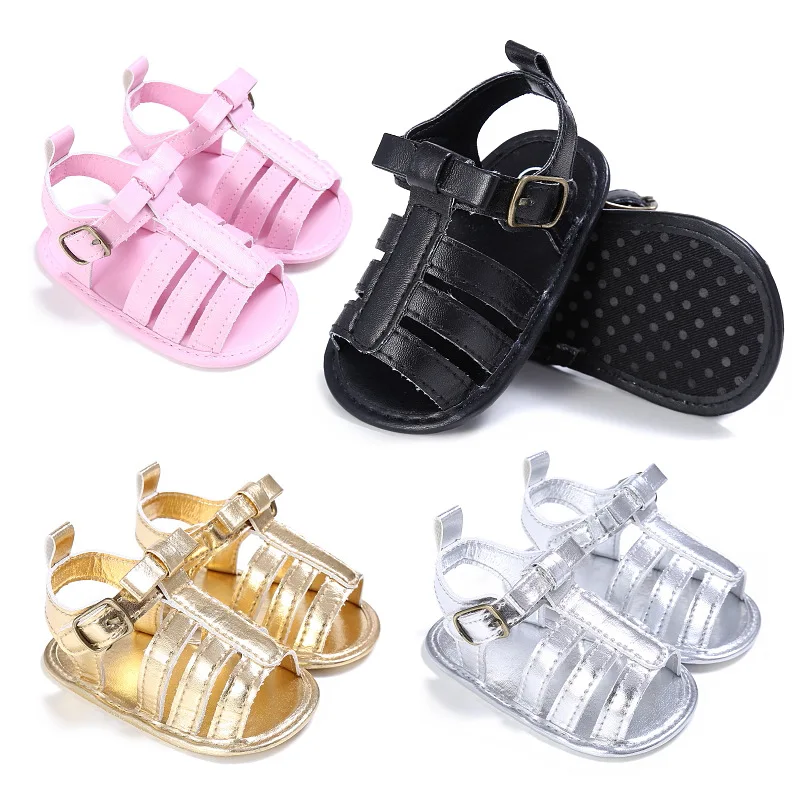 

Haiya Summer 0-1-Year-Old Sandals BABY'S Shoes Soft Bottom Anti-slip Walker Support