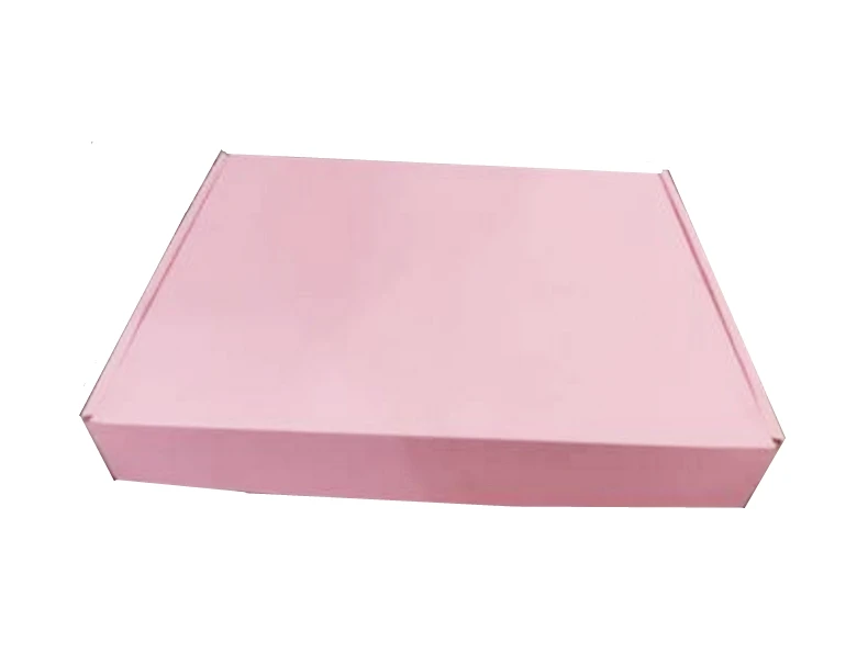 Pink Изготовленные на заказ плотные цветные гофрированные коробки, упаковочные коробки, печатные товарные знаки, Упаковочная одежда, нижнее белье, рубашки поло коробки - Цвет: Pink