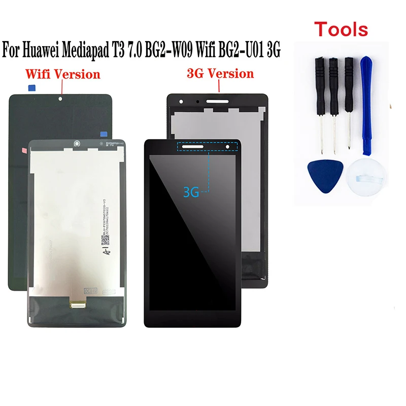 Для huawei Mediapad T3 7 0 BG2-W09 BG2-U01 BG2-U03 ЖК-дисплей дисплей Сенсорный экран замена