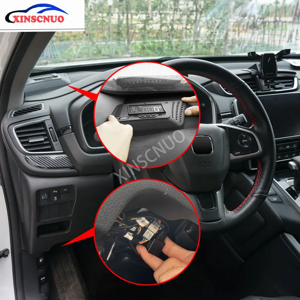 XINSCNUO ڵ HUD  ÷ ȥ CRV 2017 2018 2019 2020 OBD ӵ   ǻ