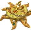 Metal Moon Sun Hanging Pendant Wall-mounted Art Craft Home Background Wall Hanging Decor Indoor Outdoor Ornament 1pc 4