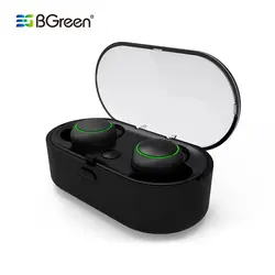 BGreen T02 СПЦ Bluetooth наушники True Беспроводной стерео гарнитура в ухо наушники