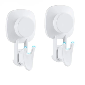 

2 Pcs Suction Hooks,Strong Suction Cup Hook Waterproof Shower Hooks for Bathroom & Kitchen Vacuum Wall Hooks for Towel