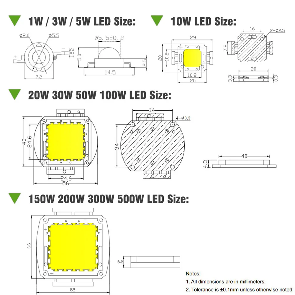 ИК 1000 1050nm светодиодный COB Чип инфракрасный 3W 5W 10W 20W 30W 50W 100W 300W 500 W излучатель 3 5 10 20 30