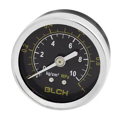

Black Round Shaped Arabic Number Display Air Gaseous Compressor Gauge