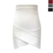 Женские юбки женские Нерегулярные с высокой талией ампир тонкий упаковка бедра тощий стрейч Крест юбка