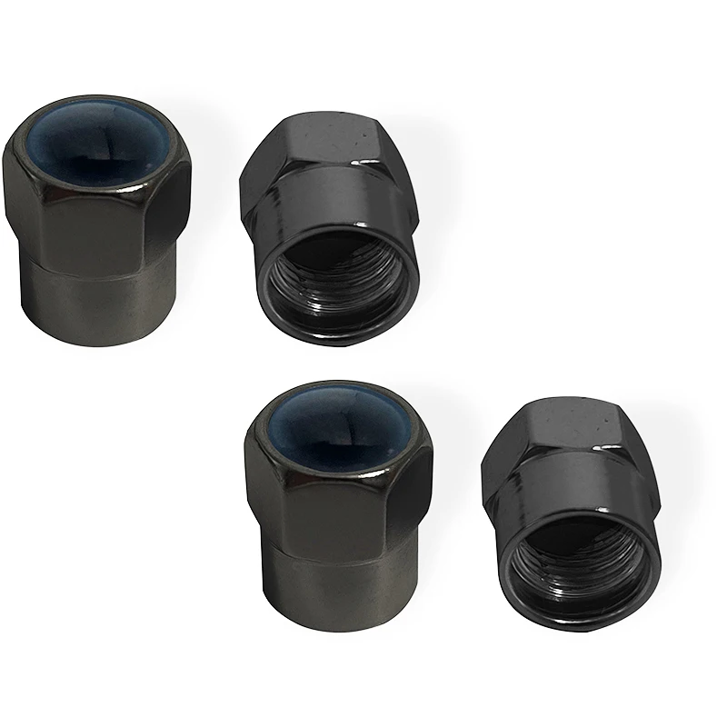 4pcs Brand New Car Tire Aluminum Alloy Hexagon Valve Cap for Toyota Yaris Hilux Corolla Prius Avensis Emblem Chr Car Accessories