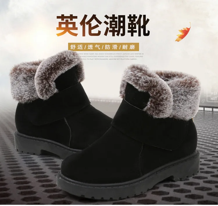 Осенне-зимние новые детские ботинки для мальчиков и девочек Ботинки martin в стиле ретро бархатные хлопковые ботинки
