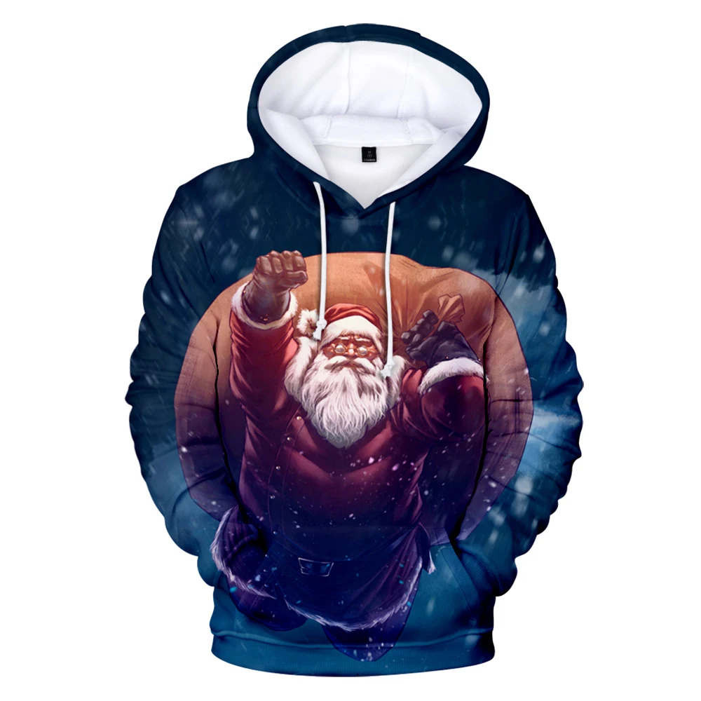 

PLstar Cosmos merry christmas Santa Claus casual 3D printing hoodie/sweatshirt/jacket/men and women color fun style hoodies