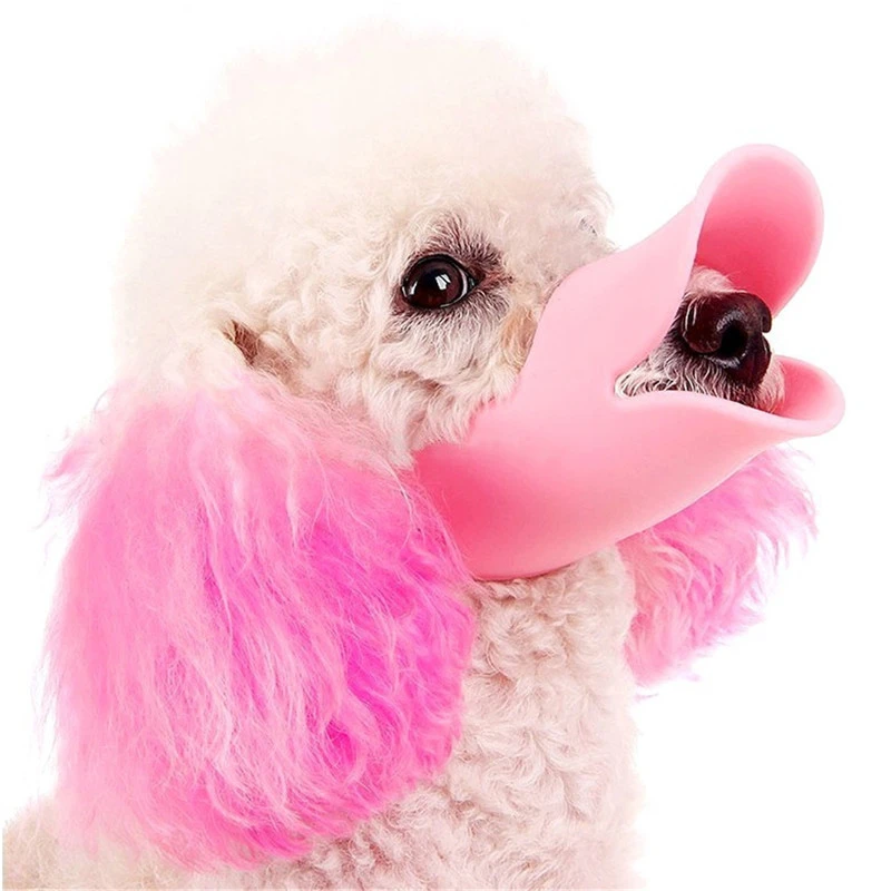 pink dog muzzle