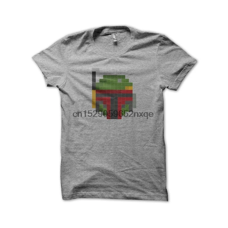 Мужская футболка Боба Фетт Футболка-серый Хизер пикс Art women T-Shirt | одежда
