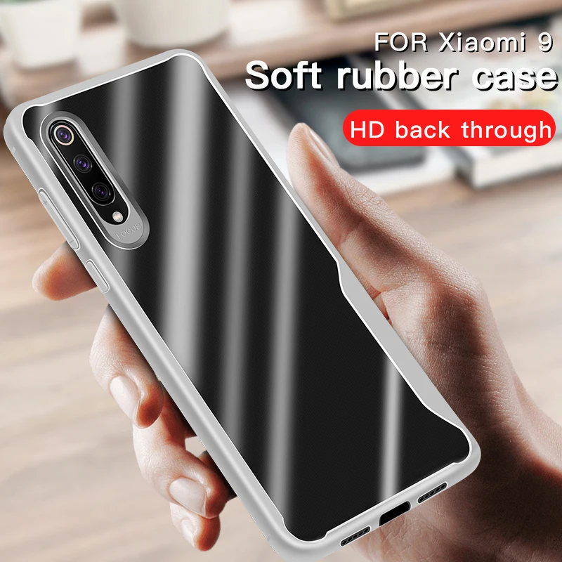 Цветной защитный мягкий прозрачный силиконовый чехол из ТПУ для Xiaomi Mi 8 9 9T A1 A3 A2 Lite
