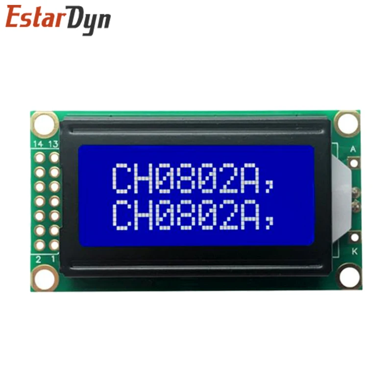 0802 LCD 8x2 Zeichen-LCD-Anzeigemodul 5V LCM Blaue Hintergrundbeleuchtung – Detail 2