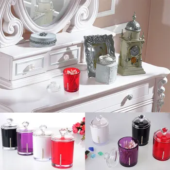 

Acrylic Toothpick Dispenser Cotton Bud Tip Stick Container Box Holder Swabstick Case Can SNO88