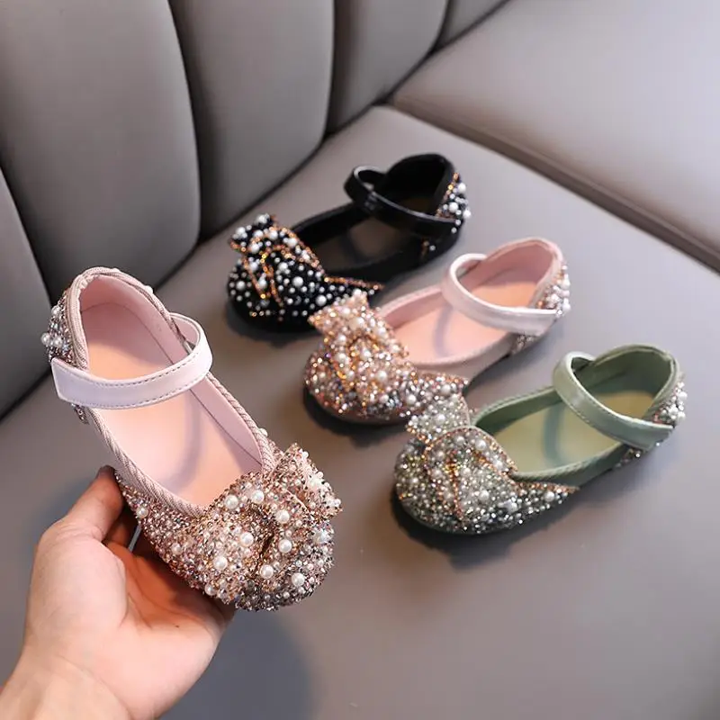 Discount Shoes Party-Dress Wedding Toddler Pink Girls Black Princess Kids Children Green for Teens 4001172218039