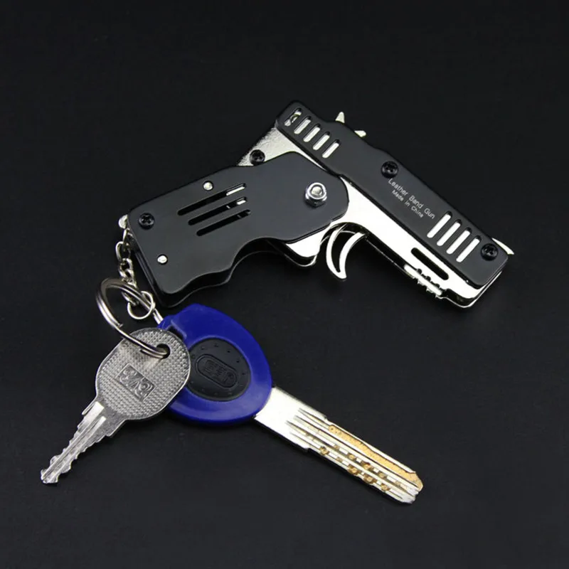 Keychain Rubber Band Gun 2025