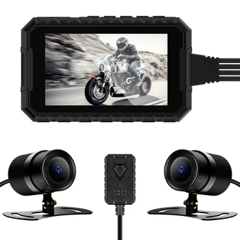 

3 Inches 1080P Motorcycle Recorder Waterproof Recorder Dvr Motorcycle Camera Night Vision Recorder Motor Recorder Amera