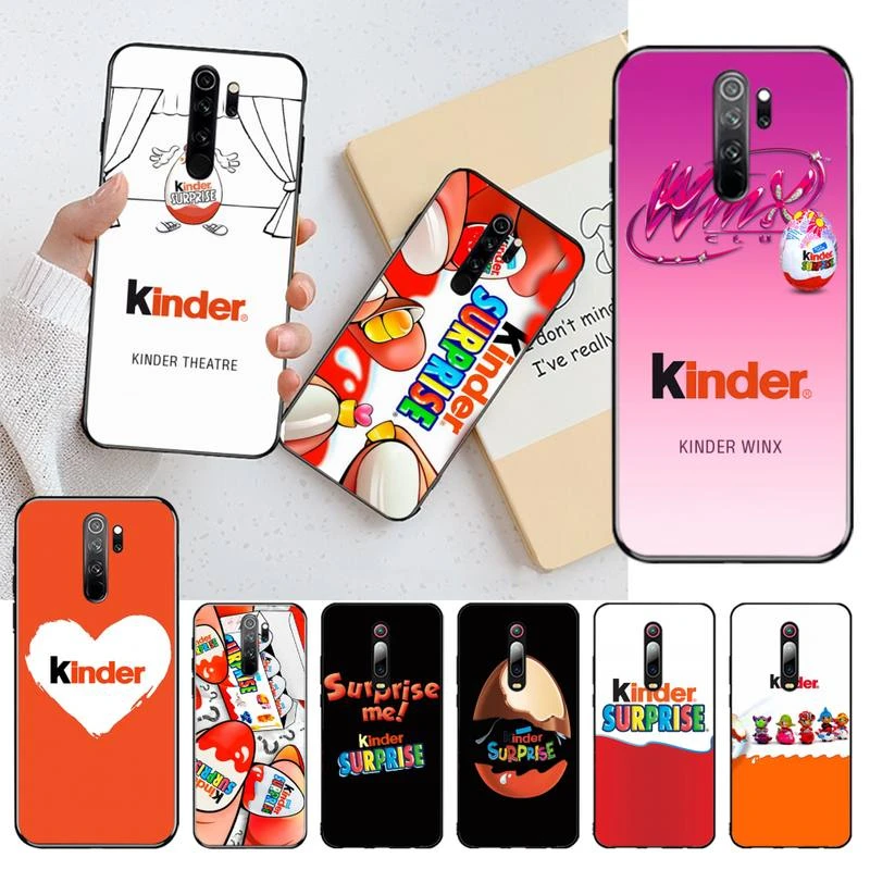 PENGHUWAN Cute Kinder Joy surprise egg Luxury Unique Design Phone Cover for Redmi Note 8 8A 7 6 6A 5 5A 4 4X 4A Go Pro PlusPrime xiaomi leather case charging