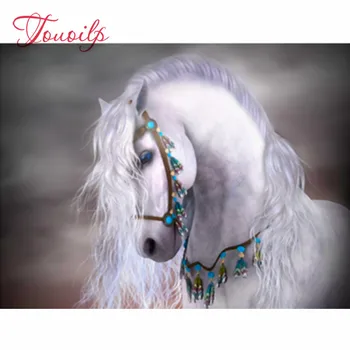 

plein carré diamant peinture Animal point de croix 5D artisanat bricolage diamant broderie vente cheval Kits de décoration de la