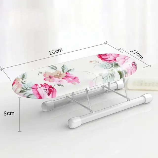 Tabletop Ironing Board, Retractable Sleeve Cuffs Collars Space‑Saving Mini  Ironing Board Foldable Removable Washable Ironing Table With Iron Rest  Folding Legs