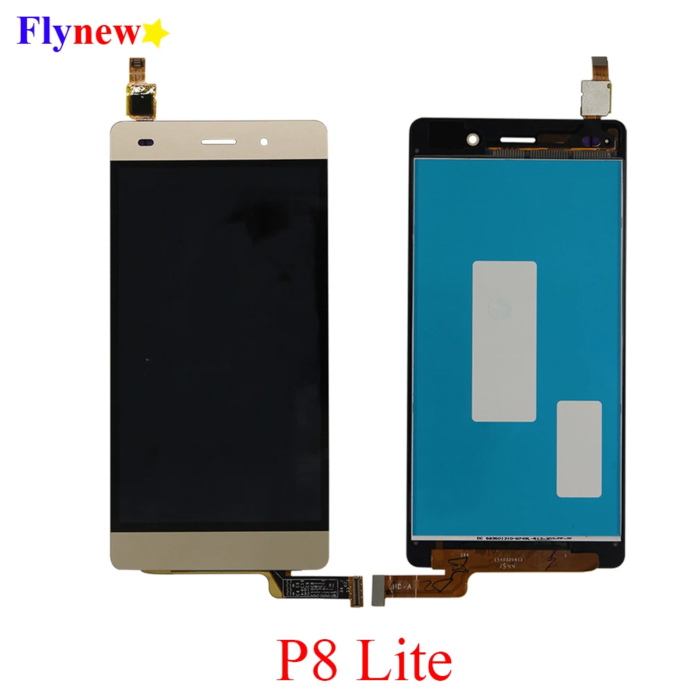 Без битых пикселей ЖК + рамка для Huawei P8 Lite ЖК-модуль Дисплей сенсорный экран