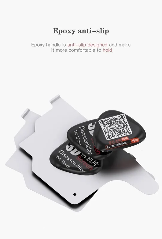 $0.9 Qianli Tool 3D Dismantling Card Ultra Thin Pry Spudger LCD Screen Opener for iPhone Samsung Xiaomi iPad Screen Opening Tool