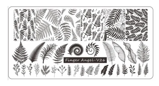 6*12CM Nail Stamping Plates Multi Beautiful Pattern Image Stamping Manicure Nail Art Template Plates For Nail Art DIY Tools BV# 5