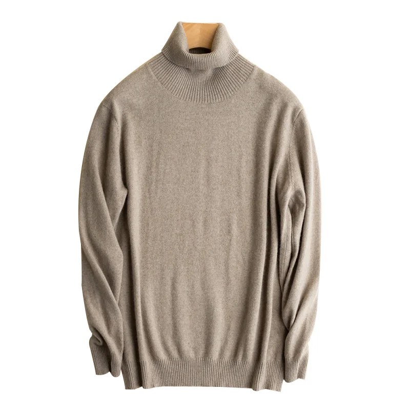 

Cashmere men's cashmere high collar wool sweater winter warm sweater sweater