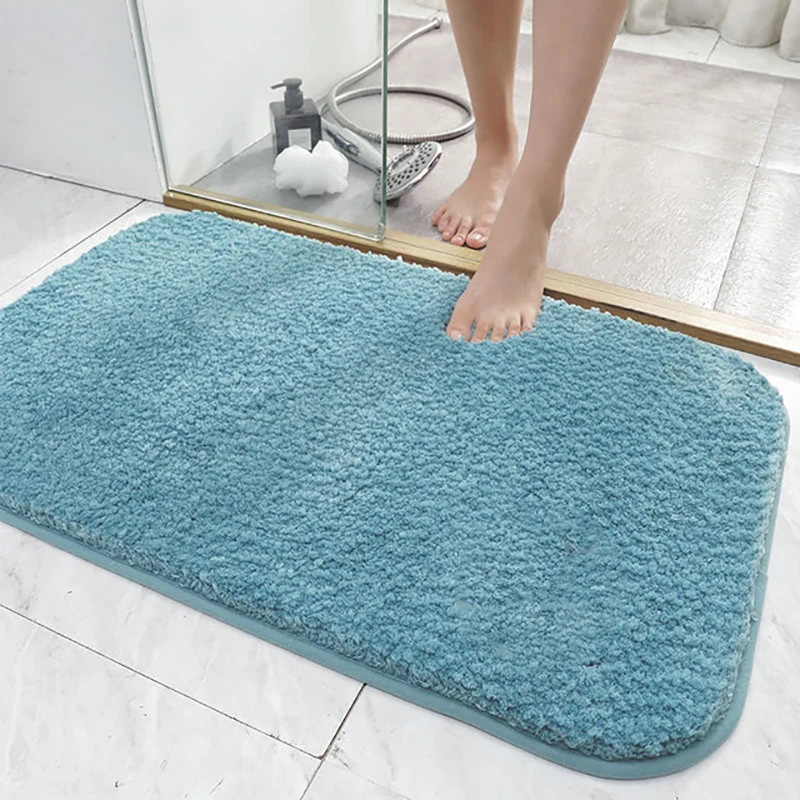 Blue Напольный коврик для ванной, противоскользящий маленький желтый утиный пух, стекающийся дверной коврик, дверные коврики, внутренние коврики и кухонные ковры для дома, гостиной - Цвет: Blue