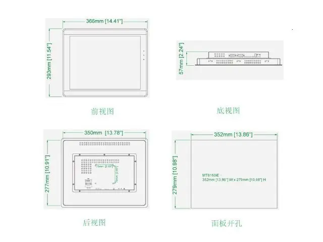 WEINTEK WEINVIEW MT8150iE 15 ''дюймовый TFT 1024*768 сенсорный ЖК-экран HMI w. Ethernet 256M ram