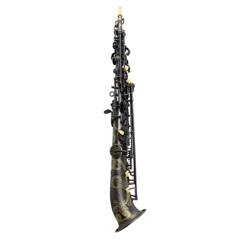 Il Belin Keys Sassofono Soprano Sax Curved Bell Sassofono Soprano Bb Key To High F Key E G Key