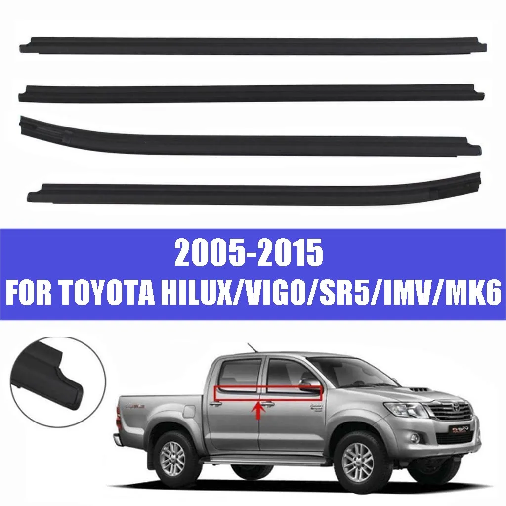 Details about   Genuine Weatherstrip Door Rubber Seal for Toyota Hilux Vigo KUN15 25 35 36 TGN16 