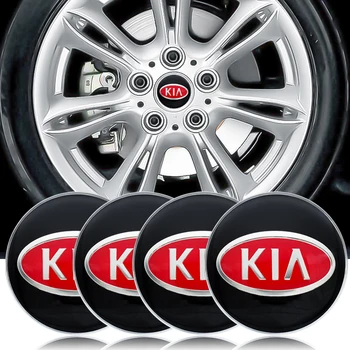 

4Pcs 65mm Car sticker Wheel Center Hub Caps Decals For KIA Cerato Sportage R K2 K3 K5 Sorento Sportage R Rio Soul accessories